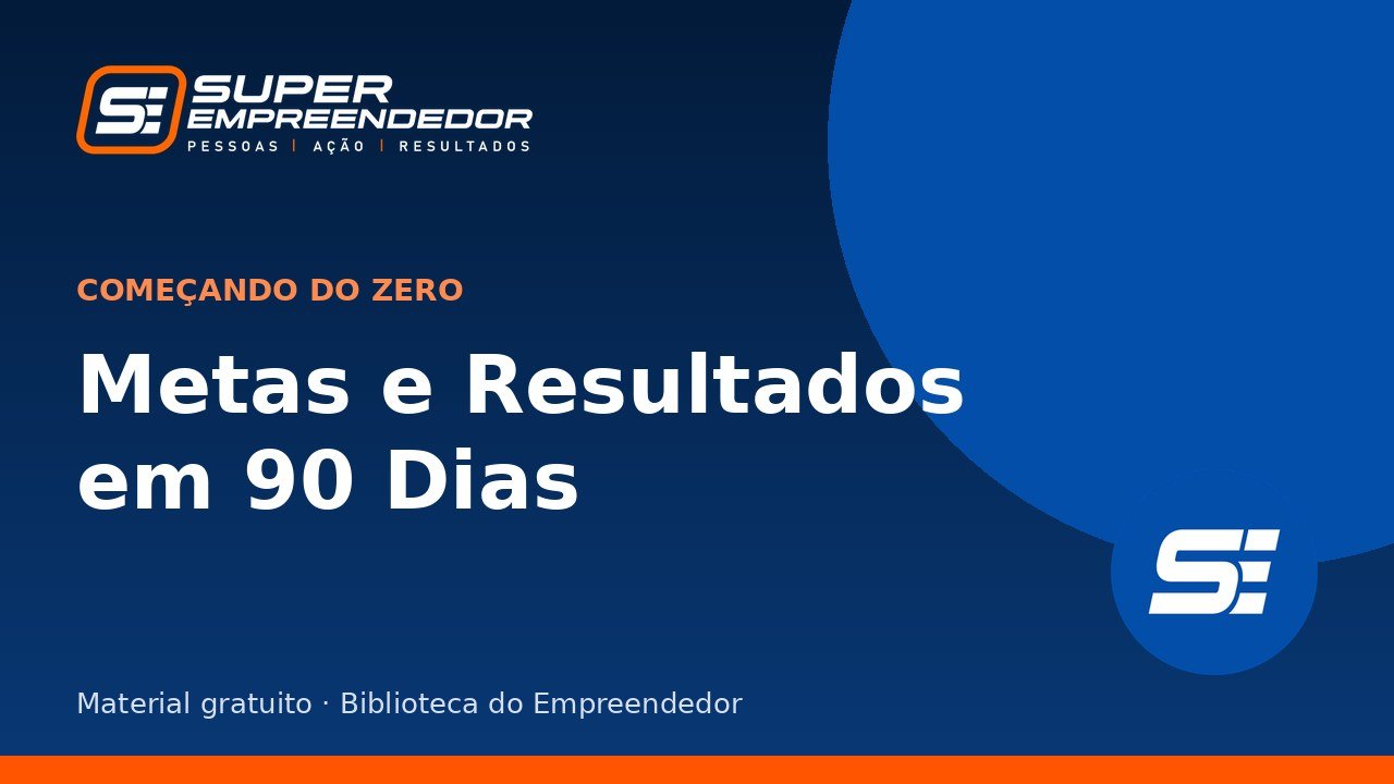 Capa de Metas e Resultados em 90 Dias (planner em PDF)